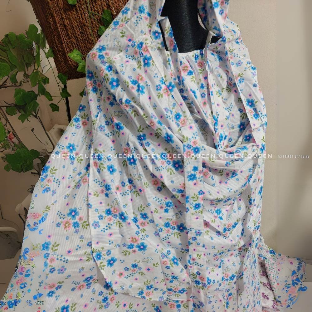 China Cotton Semi Long Khimar Design 5