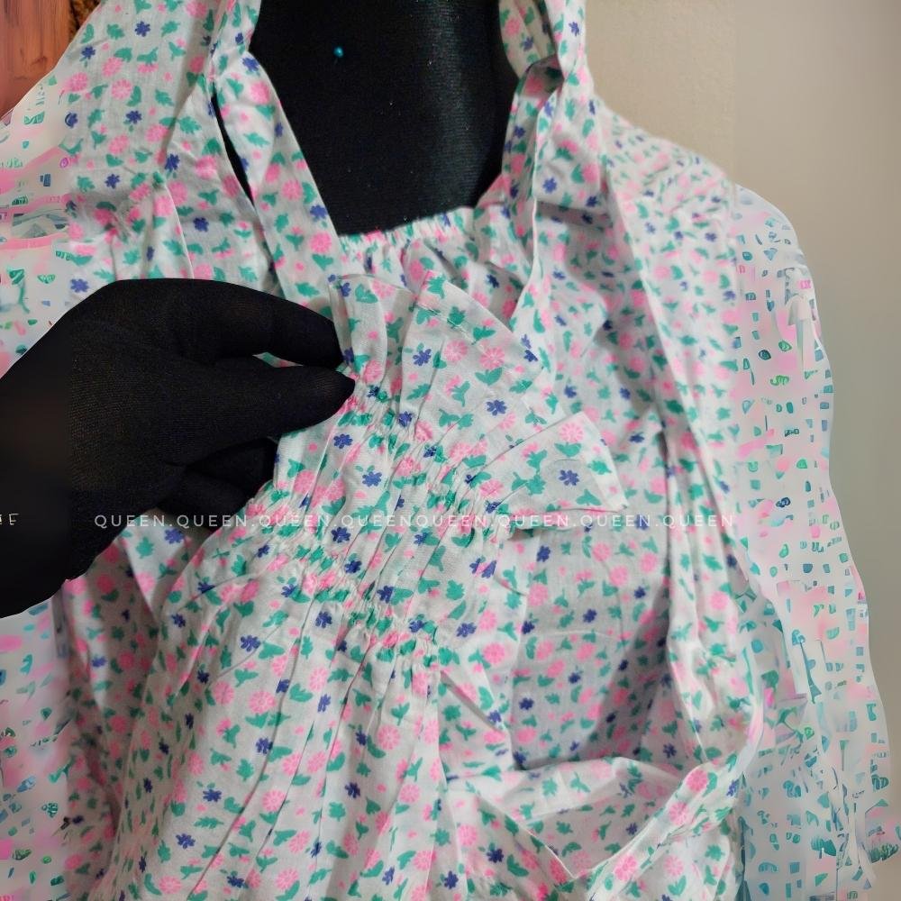 China Cotton Semi Long Khimar Design 6